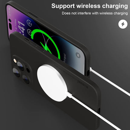 Ultradun Telefoon Hoesje Geschikt voor - iPhone 14 Pro Max Hoesje - Mat - Trans-Zwart