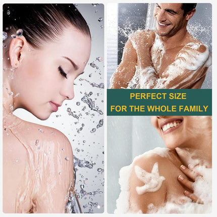 Badeschwämme – 2er-Pack – Extra groß – Wabenstruktur – Weich, luxuriös und tiefenreinigend