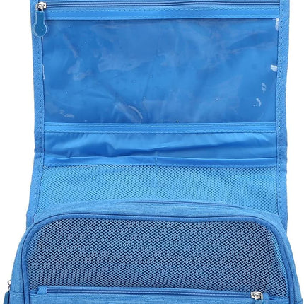 Opvouwbare Hangende Toilettas Hemelsblauw met Compartimenten en Haak