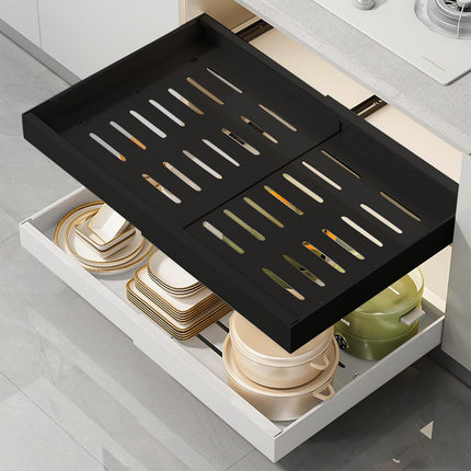 Uittrekbare Lade Organizer – Keuken Kast - Telescopisch -  Zonder Boren