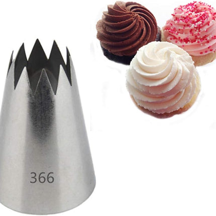 Tortendekorationsset – 5-teiliges Edelstahl-Tüllenset für Gebäck und Kuchen