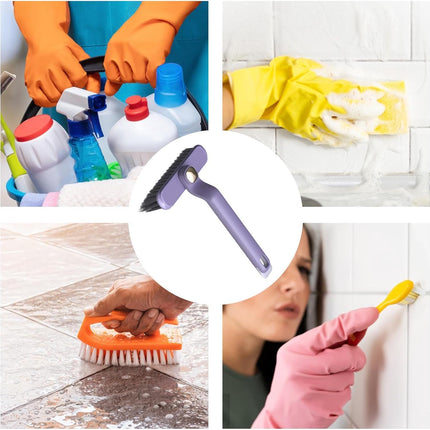 Schrobborstel Set - 2 Stuks - voor Vloeren, Tegels en Hoeken