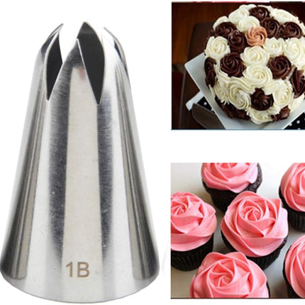 Tortendekorationsset – 5-teiliges Edelstahl-Tüllenset für Gebäck und Kuchen