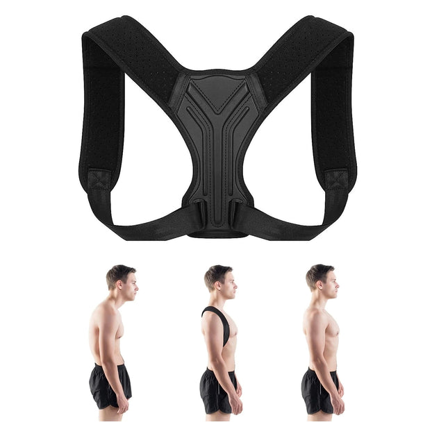 Shoulder Strap Posture Correction - Back Straightener for Posture - Back Support for Men Women - Posture Trainer for Neck, Back, Shoulder Pain Relief
