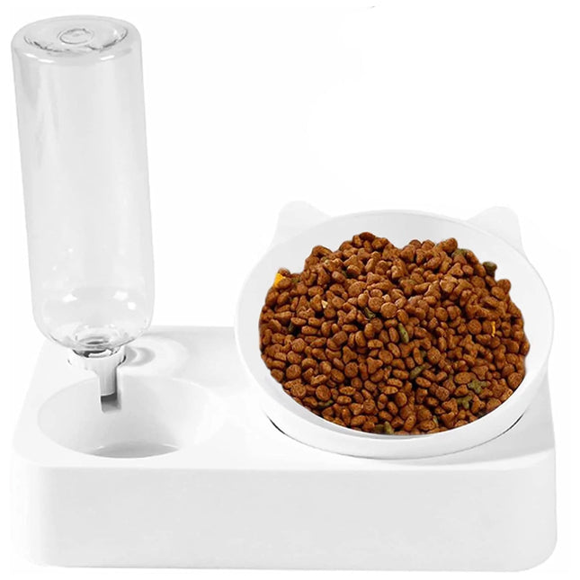 automatic water dispenser with food bowl Automatic water bowl for cats, dogs, rabbits and small animals