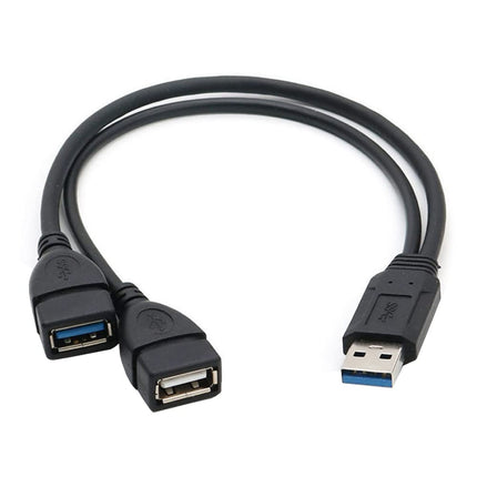 Efficiënte USB 3.0 Dual-Port Adapter - 1 naar 2 USB Vrouwelijk