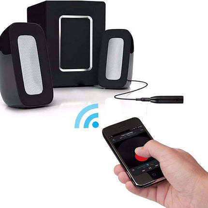 Mini Bluetooth Ontvanger 2 voor de Prijs van 1 - Draadloze Bluetooth Audio-adapter met 3,5 mm Auto Aux-In Jack - Geschikt voor Thuis, Auto, PC, Hoofdtelefoon en Luidsprekers - Zwart