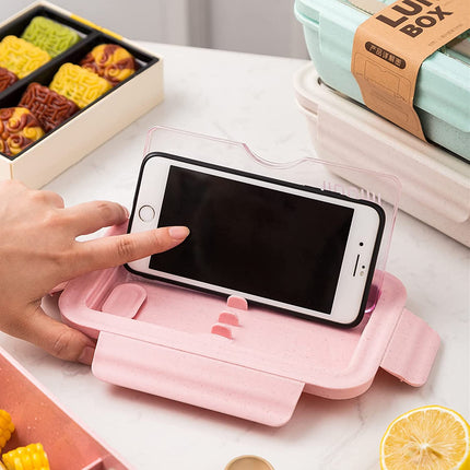 Lunchbox – Kinder – Inkl. Besteck – Rosa – BPA-frei und nachhaltig