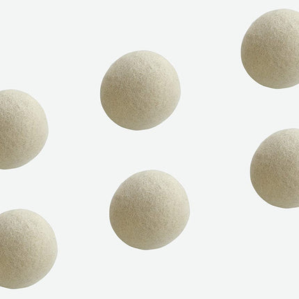 Wollen Drogerballen XL – 100% Wol – Herbruikbaar – Set van 6 – Handgemaakt