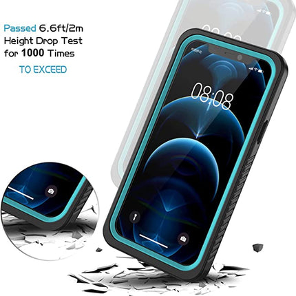 iPhone 12 Telefoonhoes - Waterdicht - IP68 – Schokbestendig - Met Schermbeschermer