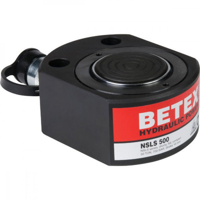 Betex Zylinder NSLS 500 - 8210500 | 50 Tonnen | 113,0 cm³ | 66mm A | 82mm B | 665mm | 145x115mm | 575mm | 11V | 68kg