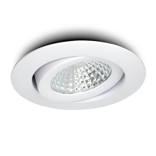 LED-Einbaustrahler Lumino weiß 7W dimmbar IP54